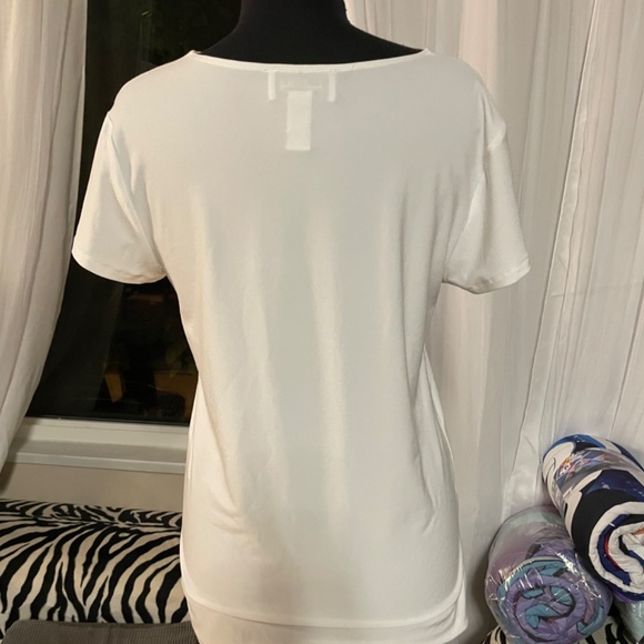 Joseph Ripkoff White Top Size 8 - Picture 3 of 5